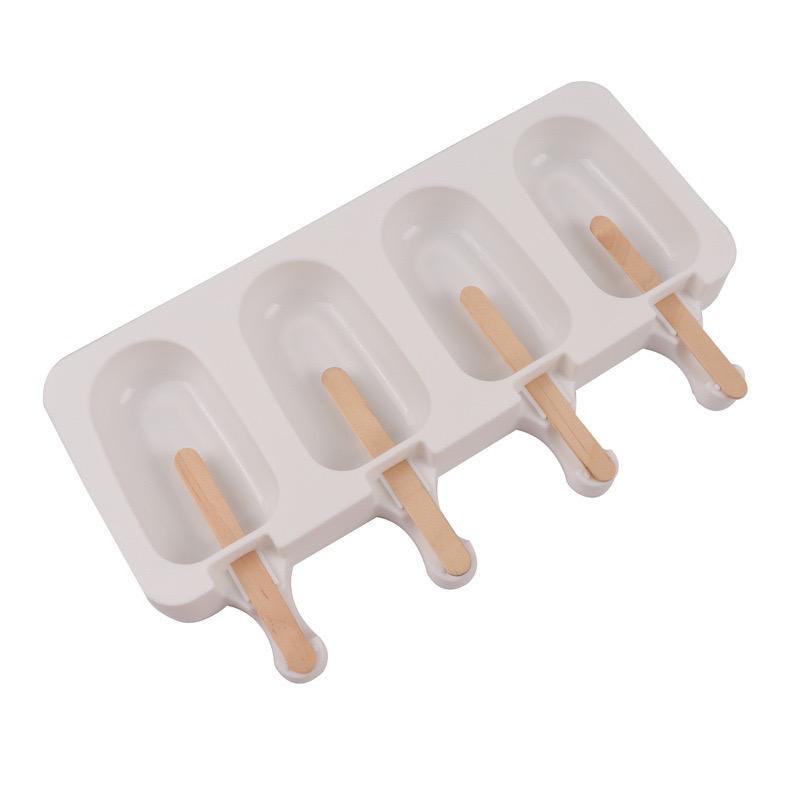Food Safe Silicone Popsicle Mould with Lid Reusable, BPA-Free, Easy Release.