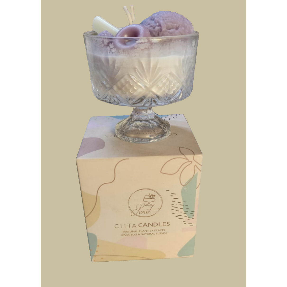 French Vanilla Scented Candle Aromatic & Relaxing Home Fragrance