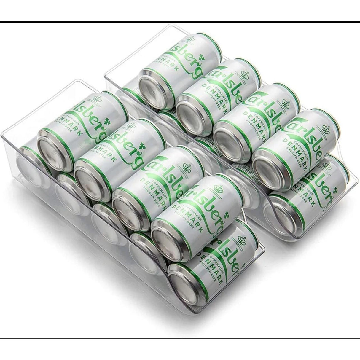 Fridge Can Organizer Space Saving Beverage Holder for Easy Storage and Organization