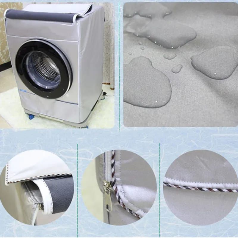 Front Load Washing Machine Cover Waterproof & Dustproof Protector 60x65x85cm.