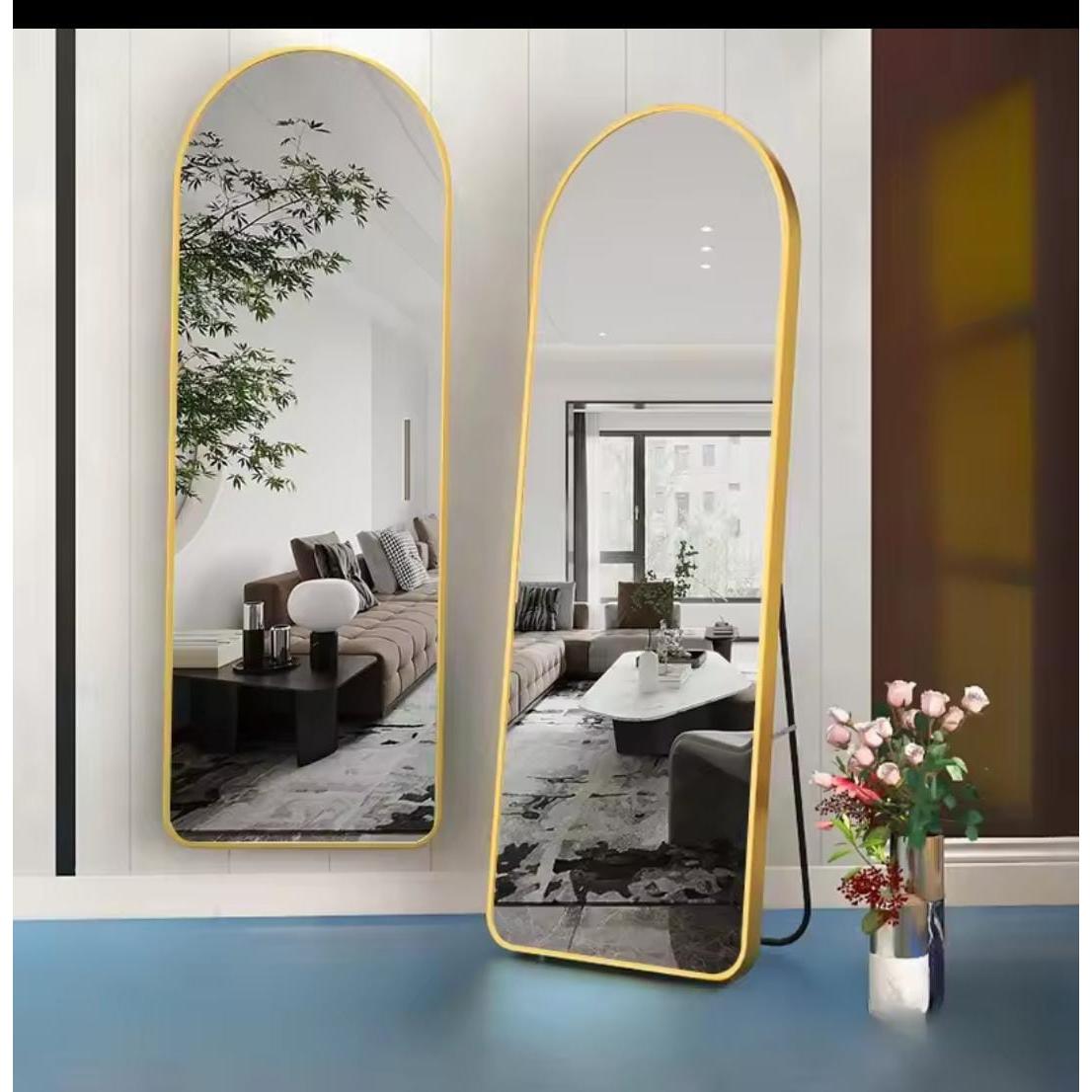 Full Body Dressing Mirror 40x150cm Floor or Wall Mounted for Bedroom and Stores