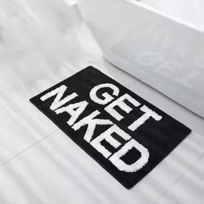 Get Naked Bathroom Mat Cashmere 50x80cm Luxuriously Soft Bath Mats Bath Mats & Rugs