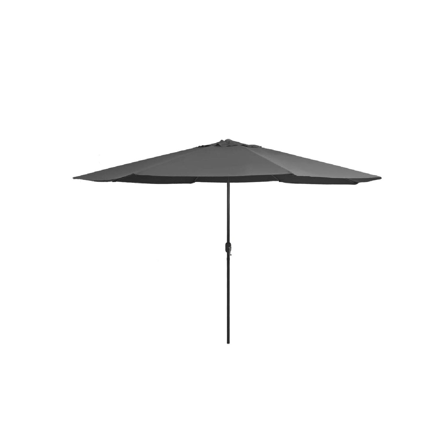 Grey Outdoor Umbrella with Base.