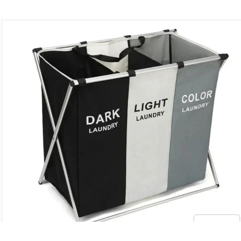 Grid Foldable Color Laundry Basket Spacious and Durable for Home Organization Laundry Supplies Laundry Baskets