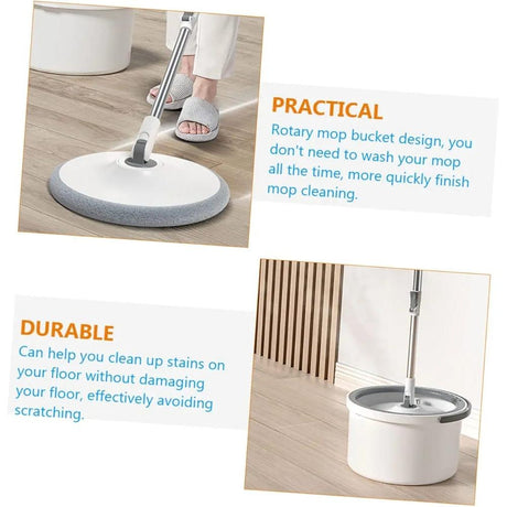 Hands Free 360° Spin Mop with Bucket Efficient Cleaning System