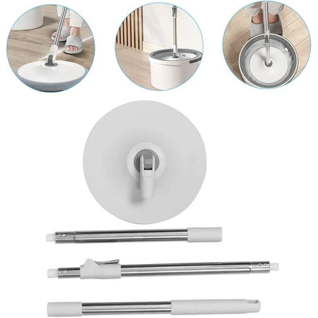 Hands Free 360° Spin Mop with Bucket Efficient Cleaning System