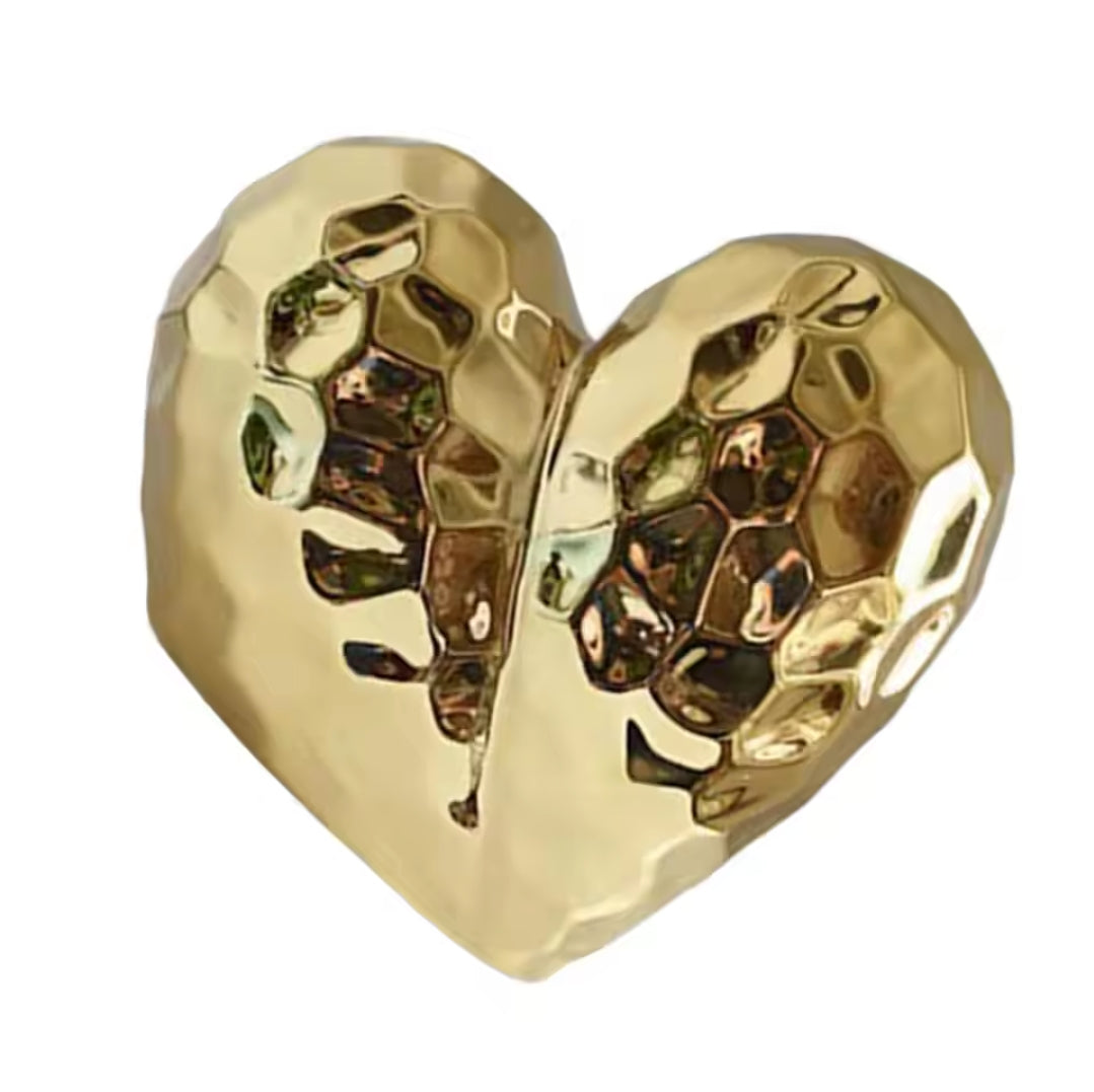 Heart Shape Ceramic Vase