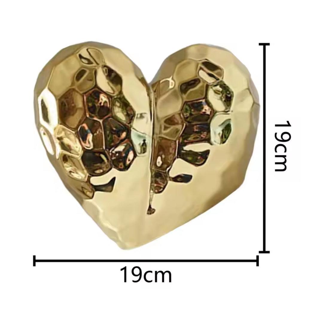 Heart Shape Ceramic Vase