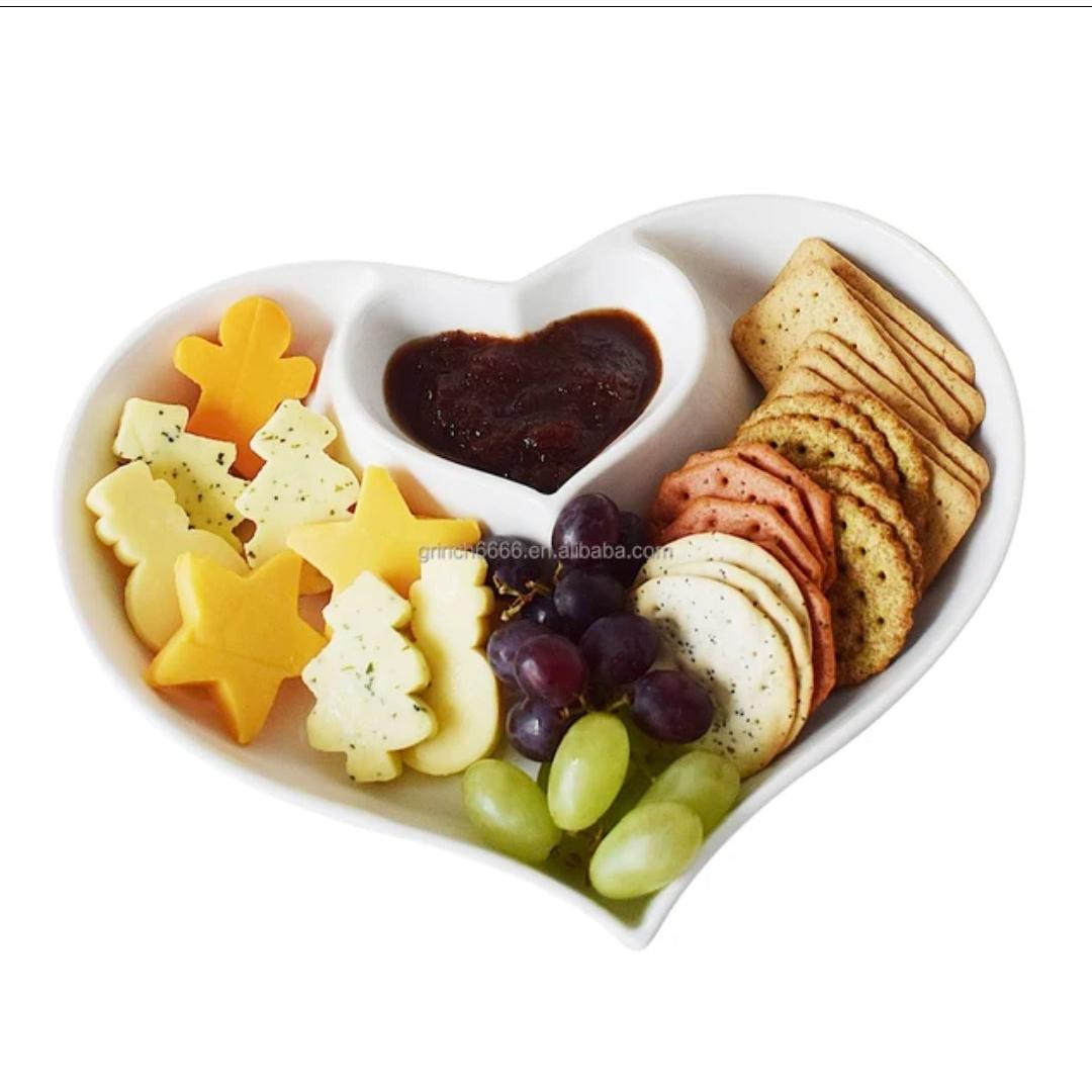 Heart Shaped Ceramic Platter