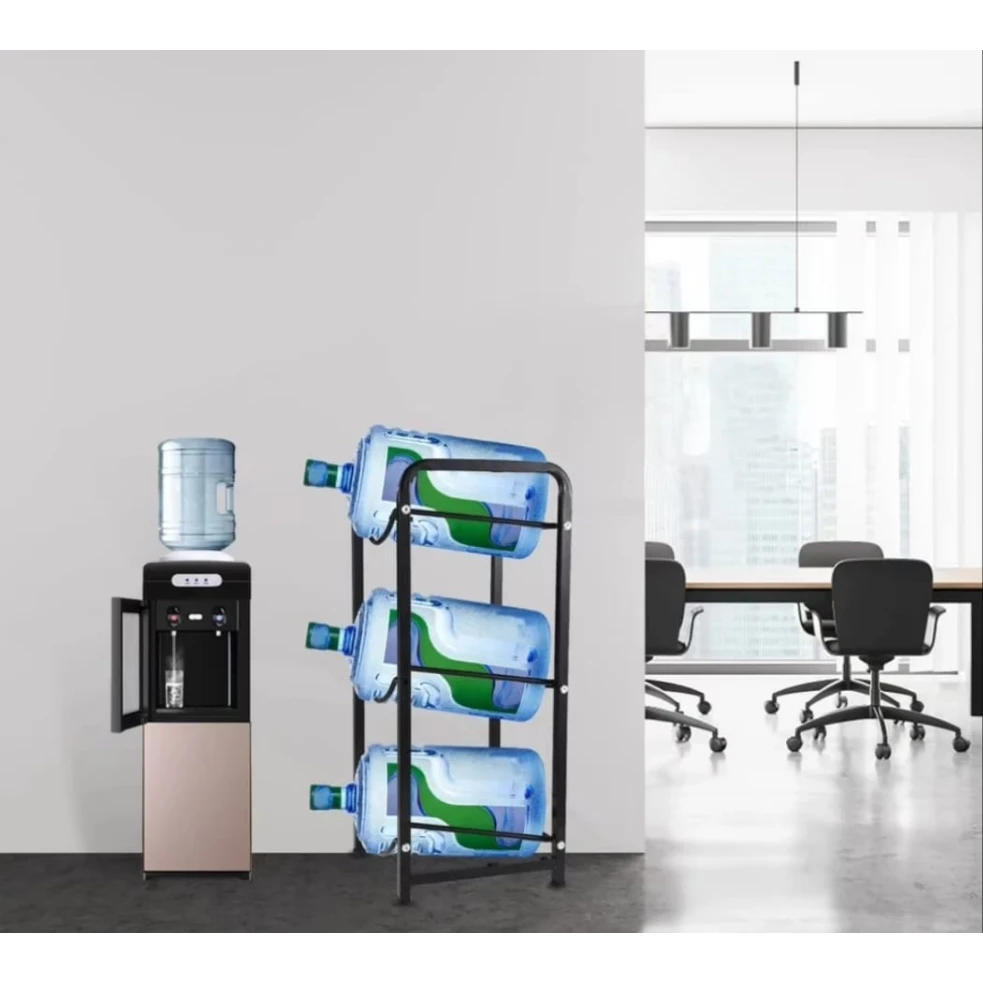 Heavy-Duty Carbon Steel Water Bottle Holder Rack Rustproof and Space Saving kitchen and dinning Kitchen Counter & Beverage Station Organizers