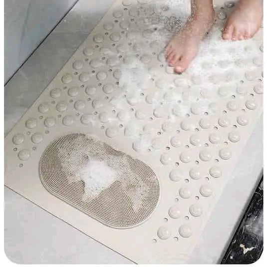 Heavy Non-Slip Bathroom Mat with Foot Massage Texture 50x80cm