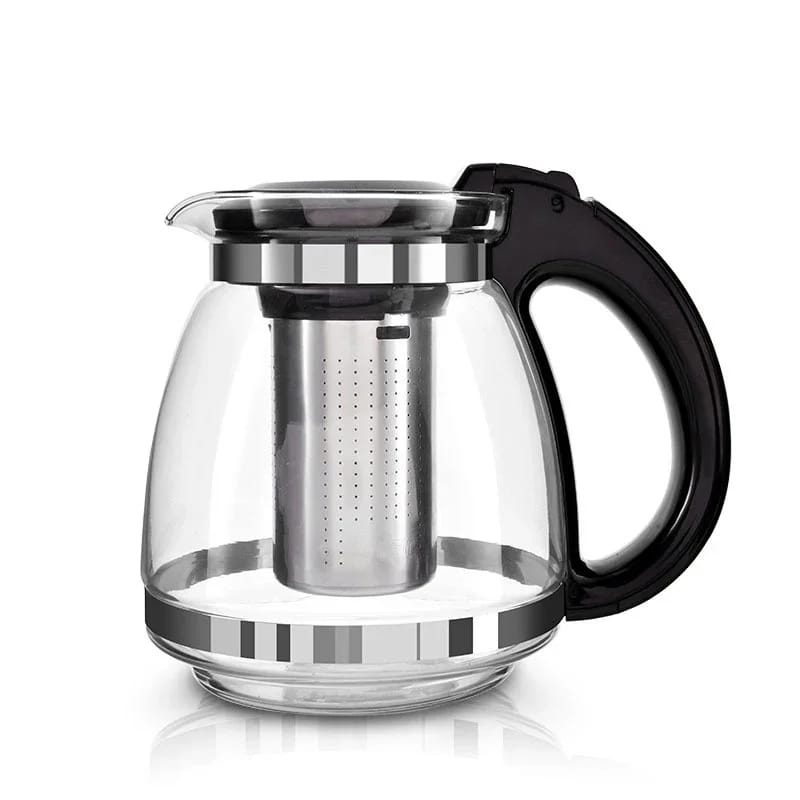 High Quality 1500ml Capacity Borosilicate Glass Infuser Kettle | Multipurpose | Tea, Coffee | Home & Office