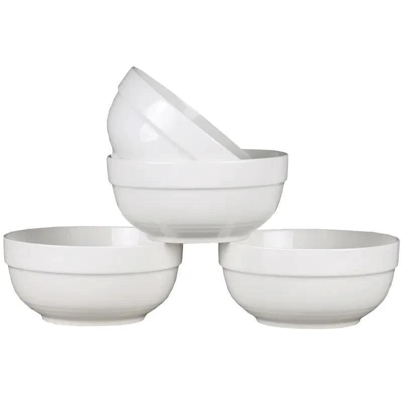 High Quality 7 Inch Cereal Bowls Set of 6 Microwave and Dishwasher Safe Bowls Dinnerware