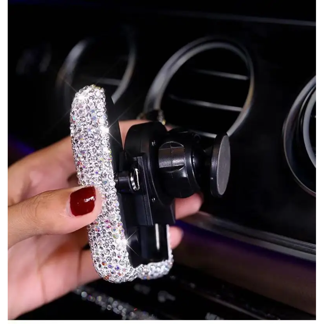 High Quality ABS + Rhinestones Diamond Crystal Car Phone Holder