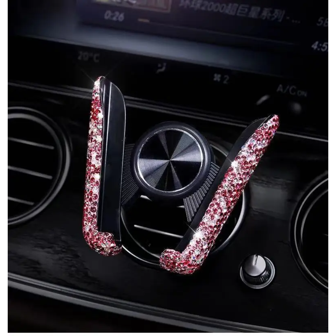 High Quality ABS + Rhinestones Diamond Crystal Car Phone Holder