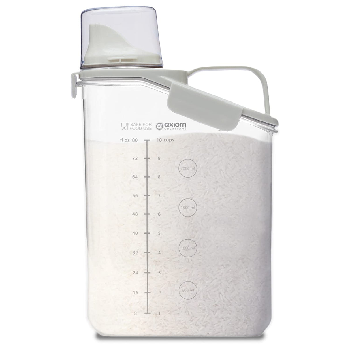 High Quality Acrylic Airtight Cereal Container with 2500ml Capacity