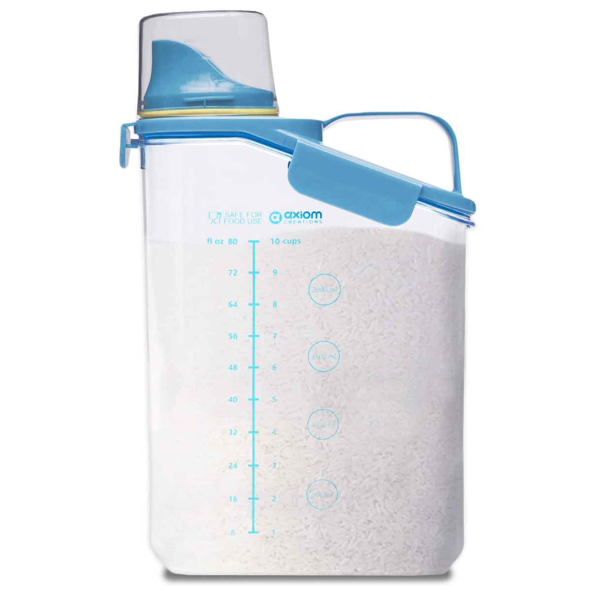 High Quality Acrylic Airtight Cereal Container with 2500ml Capacity