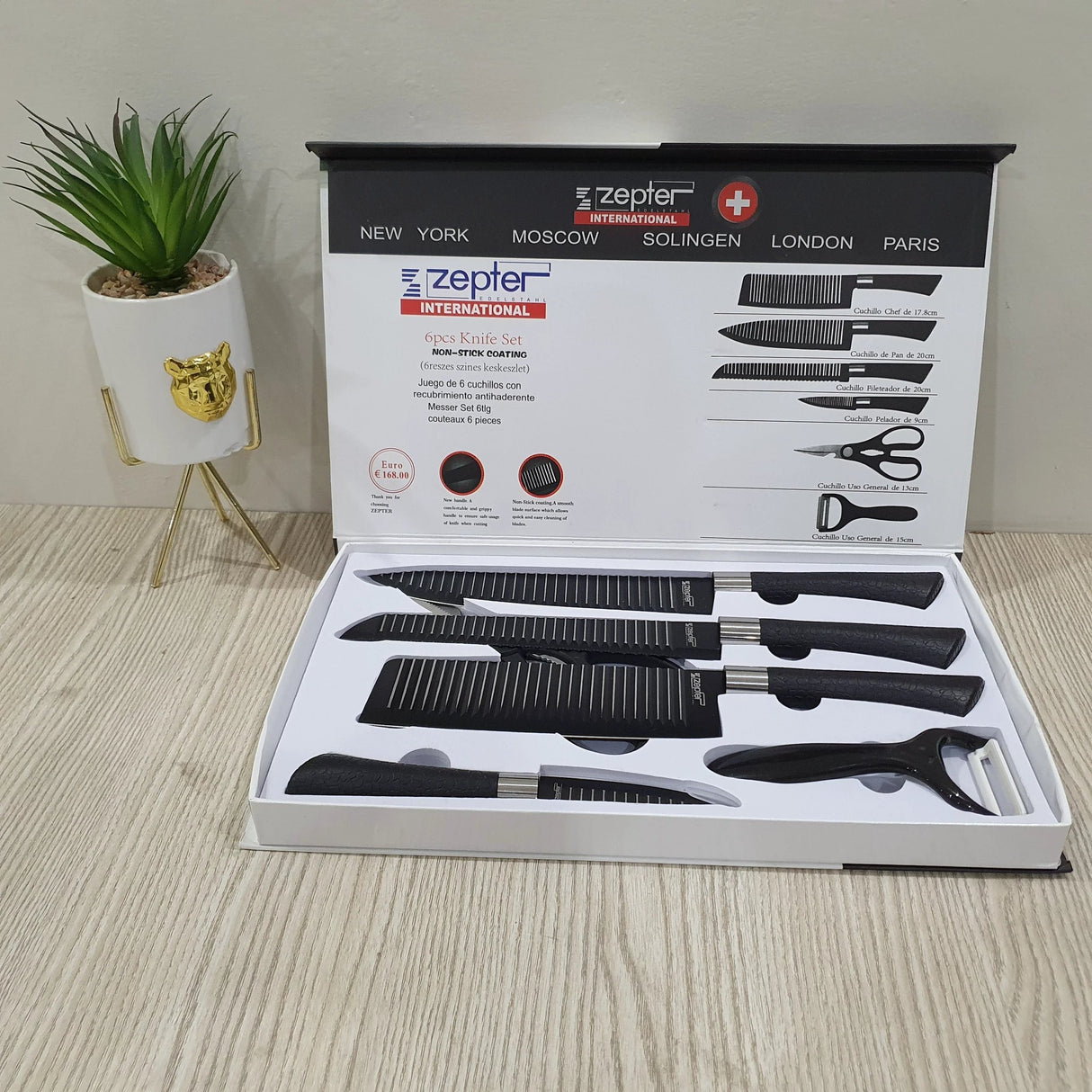 Premium Stainless Steel Knife Set - 5-Piece Professional Chef Knives Kitchen & Dining Kitchen Knives