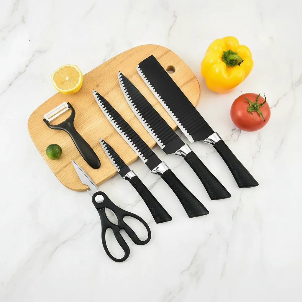 Premium Stainless Steel Knife Set - 5-Piece Professional Chef Knives Kitchen & Dining Kitchen Knives