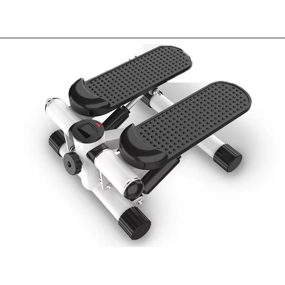 High-Quality Mini Stepper with Resistance Bands – LCD Monitor, Adjustable Height, Slip-Resistant Foot Plates