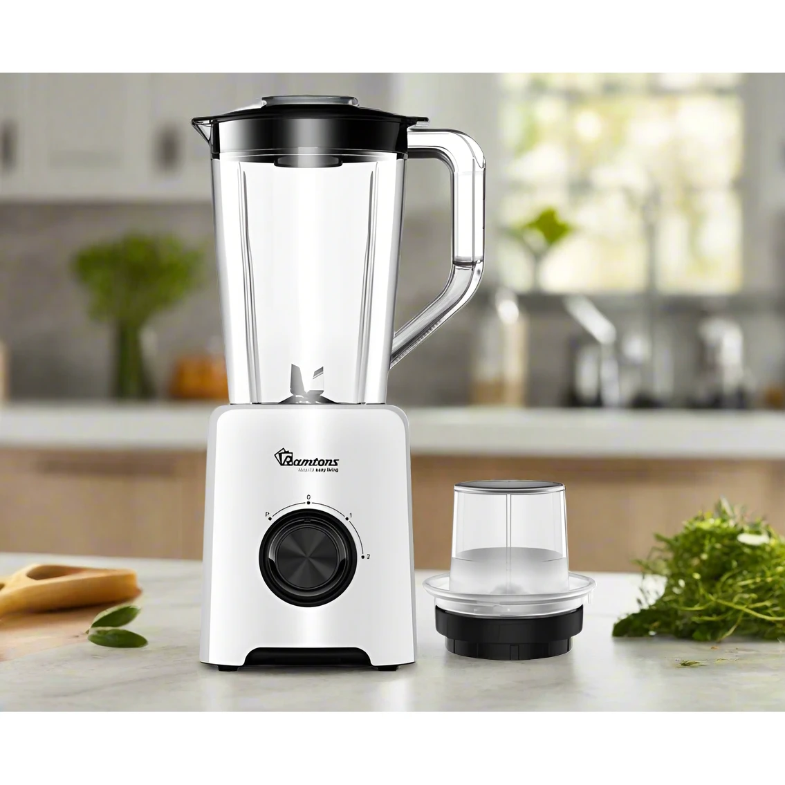 High Quality Ramtons Blender with Mill Powerful & Versatile Kitchen Appliance Small Kitchen Appliances Food Blenders