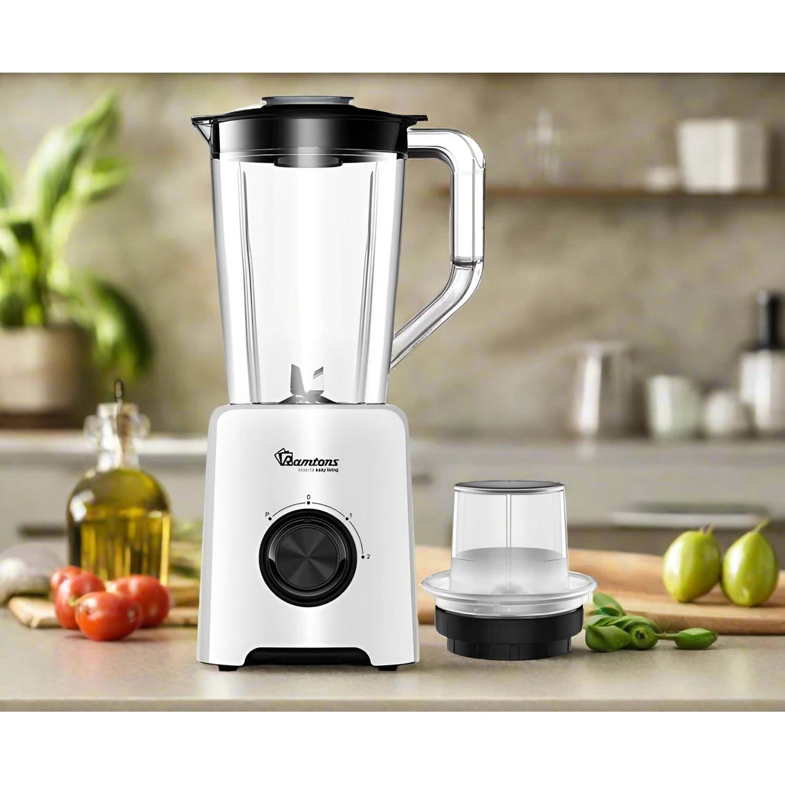 High Quality Ramtons Blender with Mill Powerful & Versatile Kitchen Appliance Small Kitchen Appliances Food Blenders