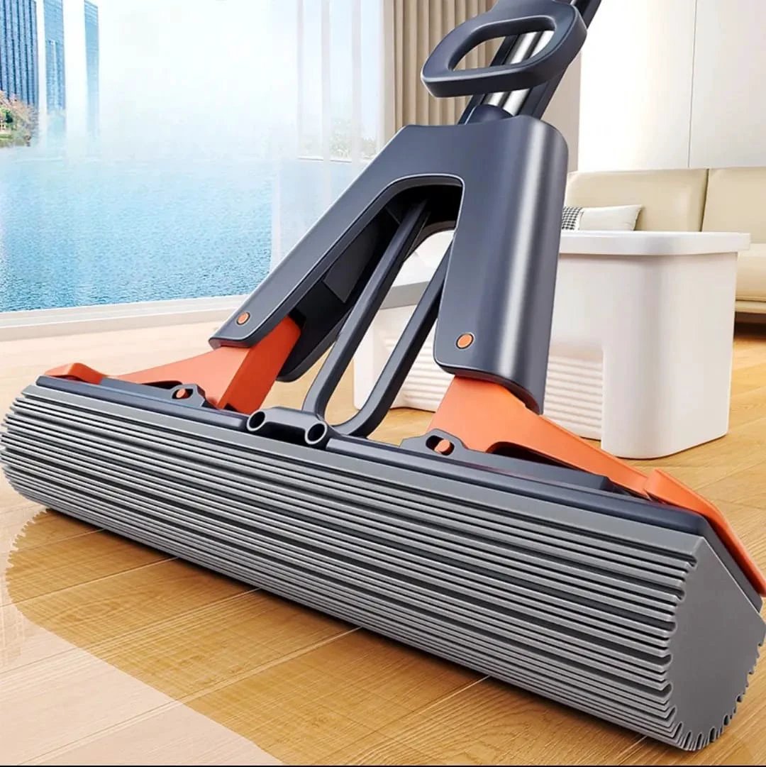 High Quality Self Squeezing Sponge Mop for Wood and Slippery Floors. Mops