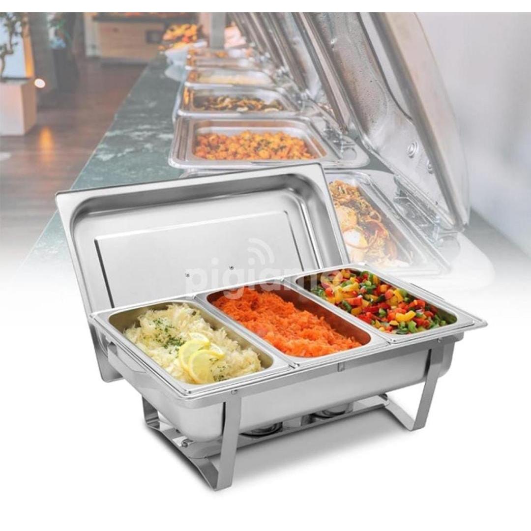 High Quality Stainless Steel Chaffing Dish with Optional Food Tray Inserts