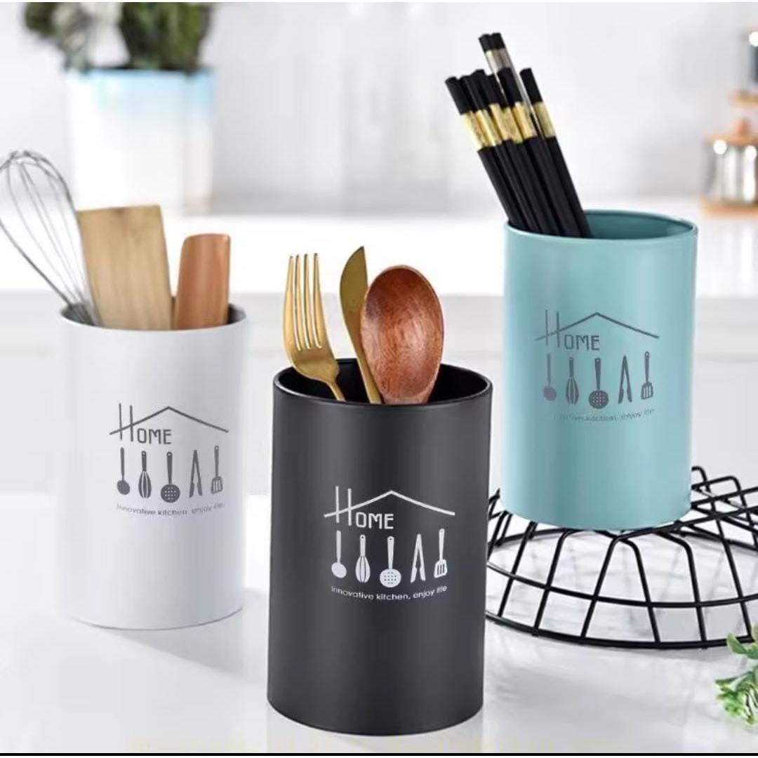 High Quality Stainless Steel Cutlery Holder – Multipurpose Utensil Organizer (14.7cm)