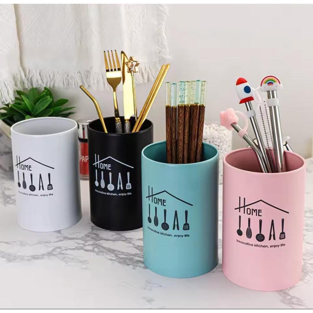 High Quality Stainless Steel Cutlery Holder – Multipurpose Utensil Organizer (14.7cm)