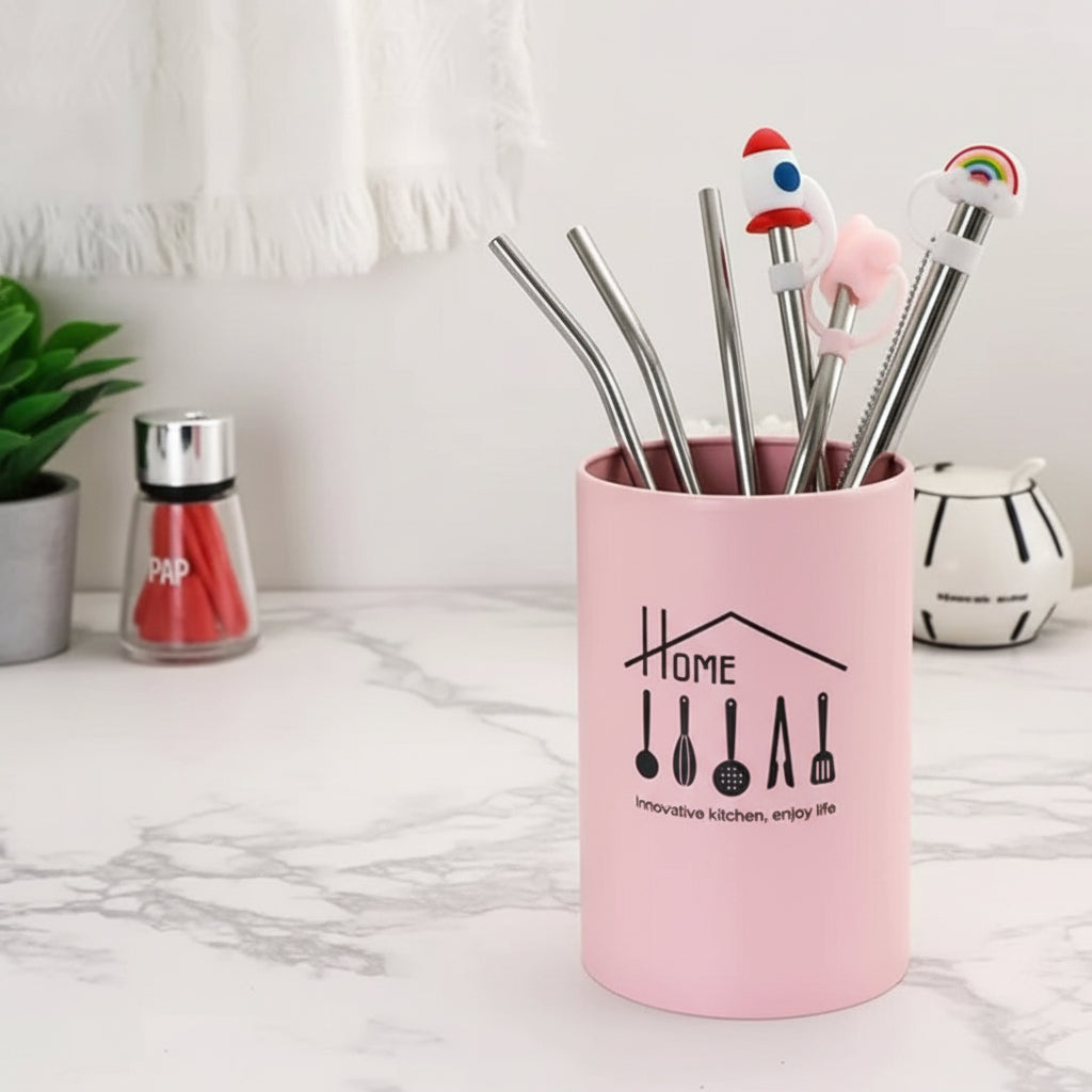 High Quality Stainless Steel Cutlery Holder – Multipurpose Utensil Organizer (14.7cm) Cutlery holder Kitchen Utensil Holders