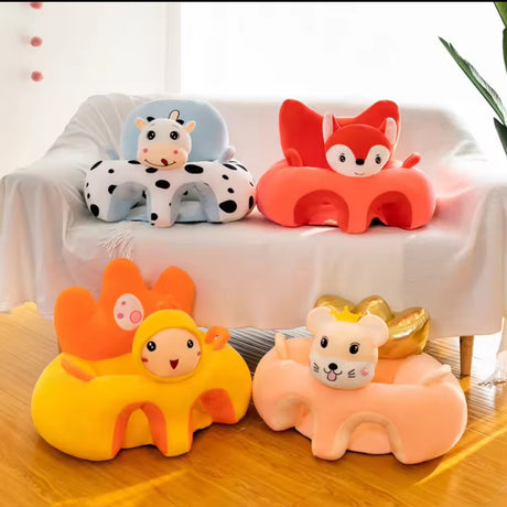 High-Quality Stuffed Soft Baby Learning Seat Chair Supportive Baby Feeding Sofa size:48*50*60cm