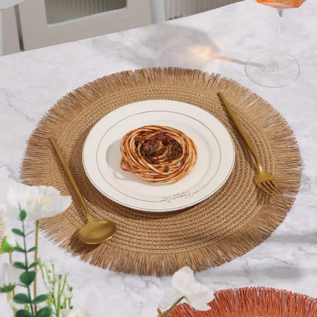 High Quality Woven Round Placemats Durable and Stylish
