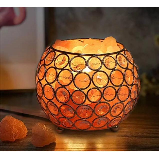 Himalayan Salt Lamp | Natural Air Purifier and Mood Booster | Ideal for living rooms, bedrooms, offices, and wellness space | USB Plug Meditation Home Bedroom Decoration