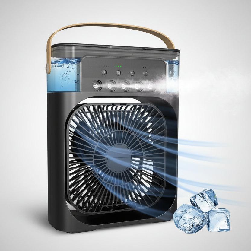 Portable Humidifier Air Cooler Fan with Mist and LED Light