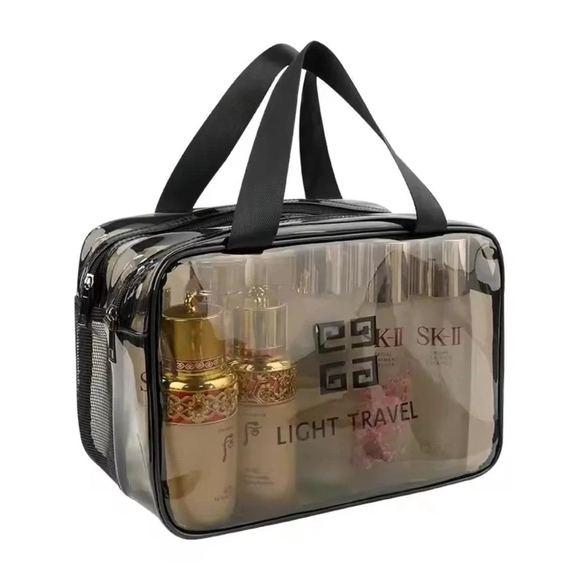 Travel Portable Waterproof Cosmetic Bag with Wet and Dry Separation Cosmetic Bags & Cases Toiletry Bags