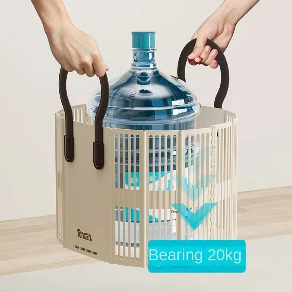 Foldable Laundry and Toy Storage Basket with Handle