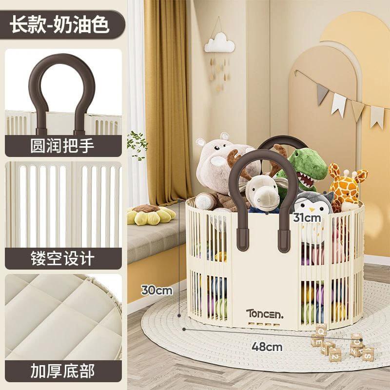 Foldable Laundry and Toy Storage Basket with Handle Laundry basket Laundry Baskets
