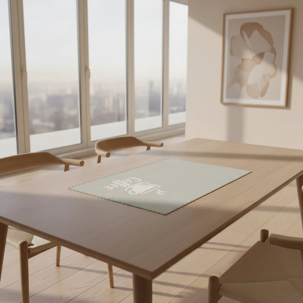 Rectangular Table Mats Set – 6 Pieces Placemats