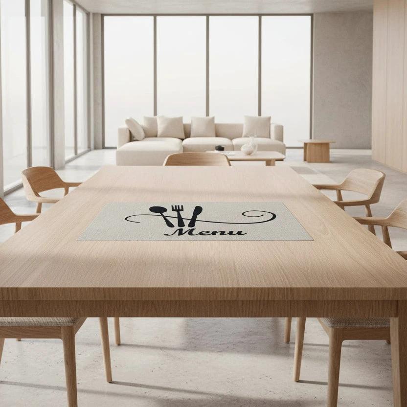 Rectangular Table Mats Set – 6 Pieces Placemats