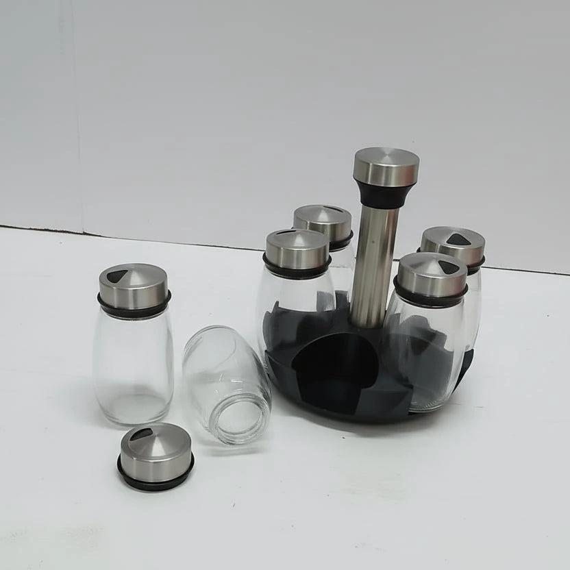 7 in 1 Kitchen Rotating Spice Bottle Set Spice bottle Spice Organizers