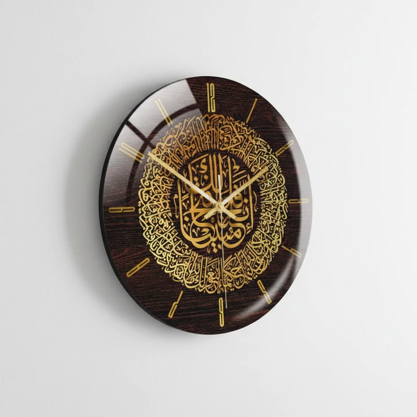Islamic Circular Wall Clock 30cm Acrylic Silent Wall Clock Wall clock Wall Clocks
