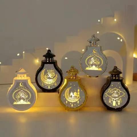 Ramadhan Kareem LED Lantern Decorative Festive Light LED lantern Seasonal & Holiday Decorations