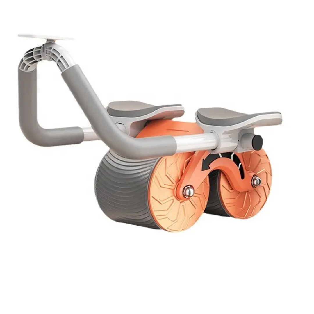 Intelligent Belly Trimmer Wheel Auto Rebound Ab Roller for Flat Tummy & Core Strength.