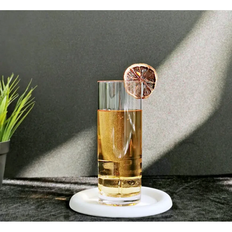 Islande Highball Glass Set of 6pcs Scratch Resistant Glassware for Everyday and Commercial Use Drinkware Sets