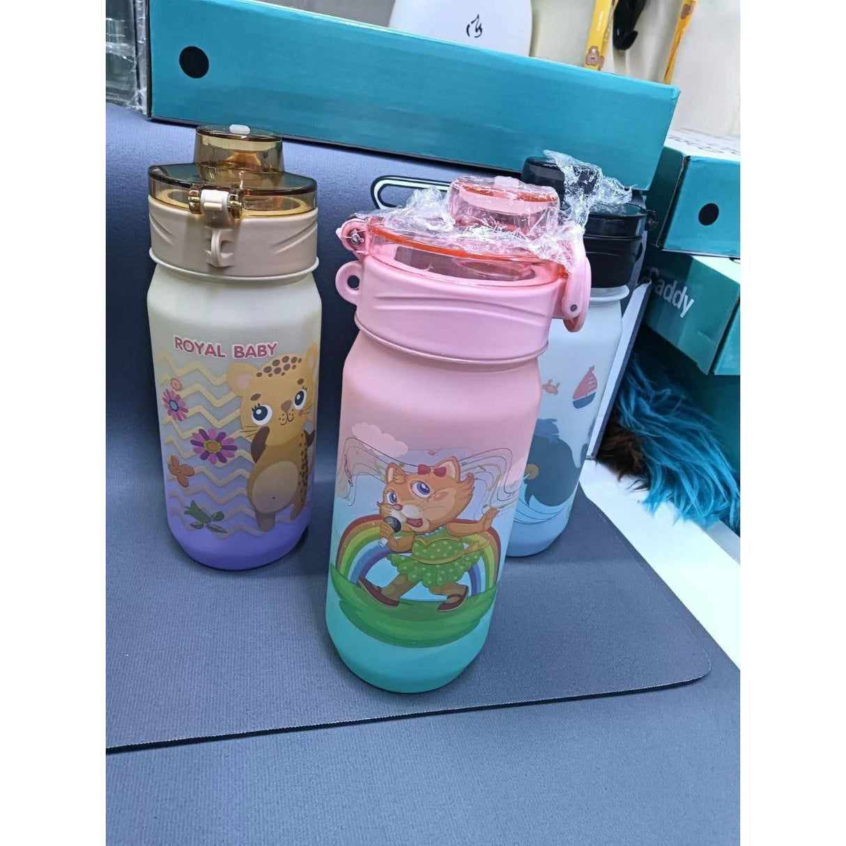 Kids Cartoon Sippy Water Bottle Kids essential Baby Bottles