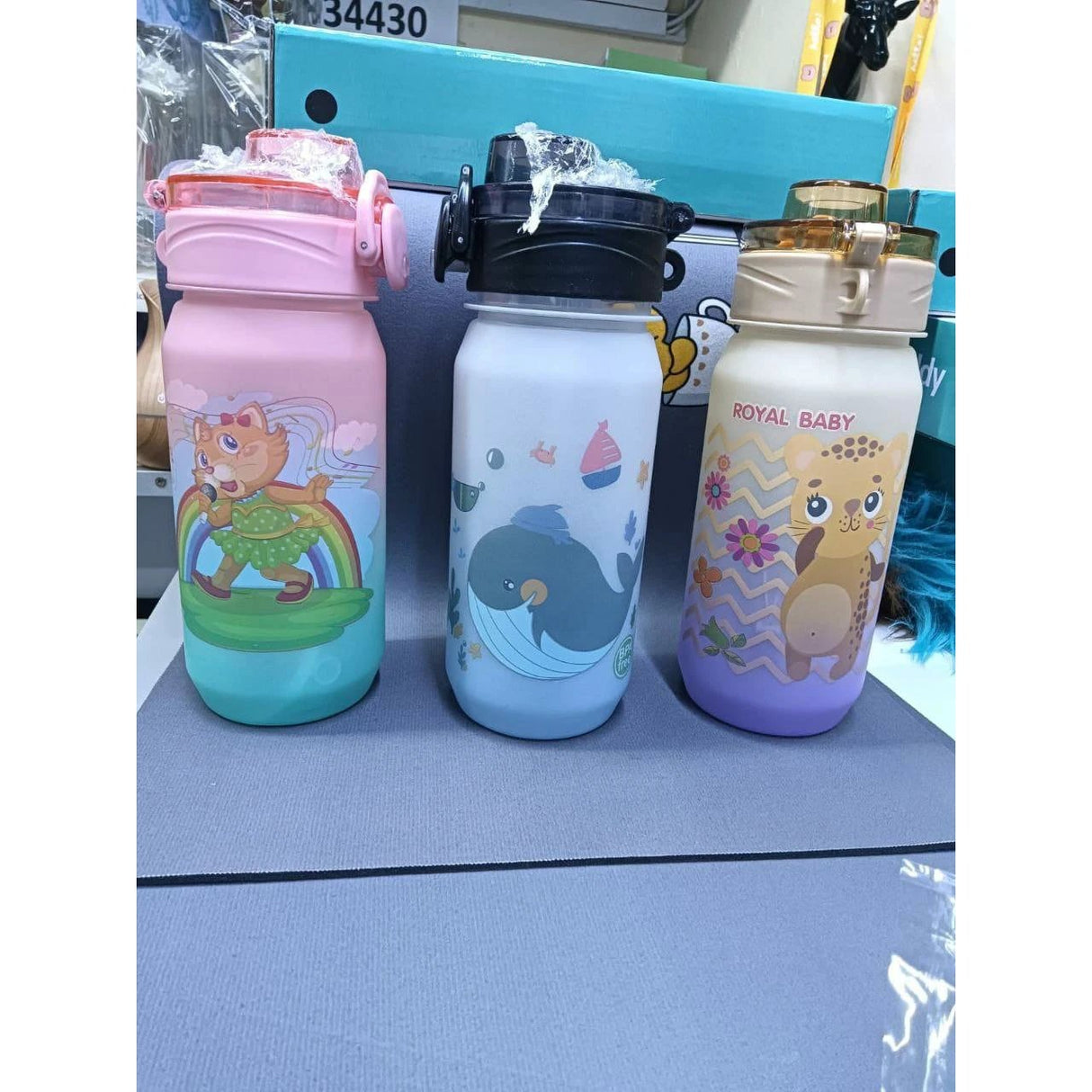 Kids Cartoon Sippy Water Bottle Kids essential Baby Bottles
