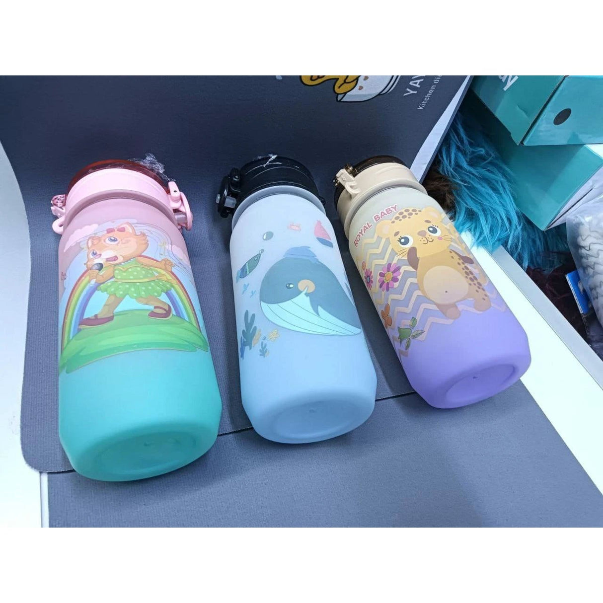 Kids Cartoon Sippy Water Bottle Kids essential Baby Bottles