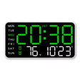 LED Digital Wall Clock – Multifunctional 16-Inch Display with Temperature, Alarm & Timer