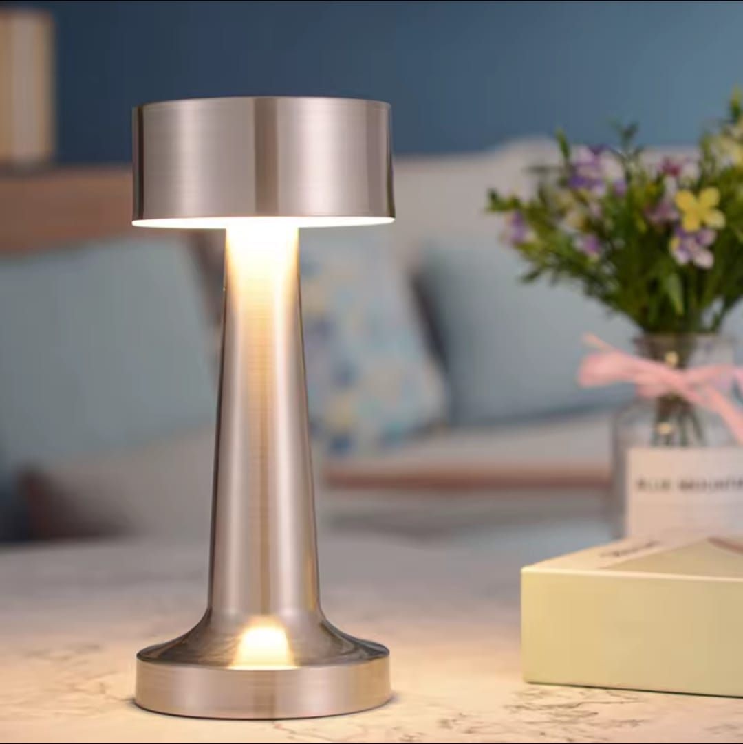 LED Table Restaurant Light Rechargeable Touch Control Lamp